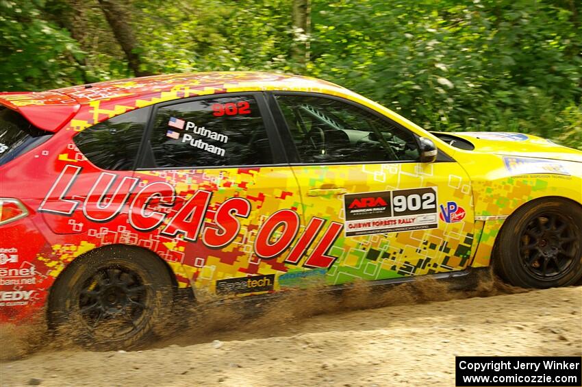 Scott Putnam / Spencer Putnam Subaru WRX STi on SS1, Steamboat I.