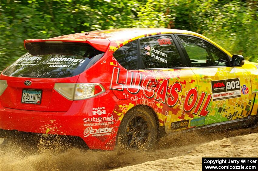 Scott Putnam / Spencer Putnam Subaru WRX STi on SS1, Steamboat I.