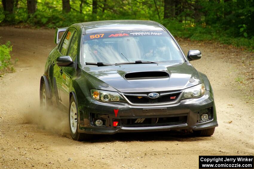 Daryl Bergen / Calvin Bergen Subaru WRX STi on SS1, Steamboat I.