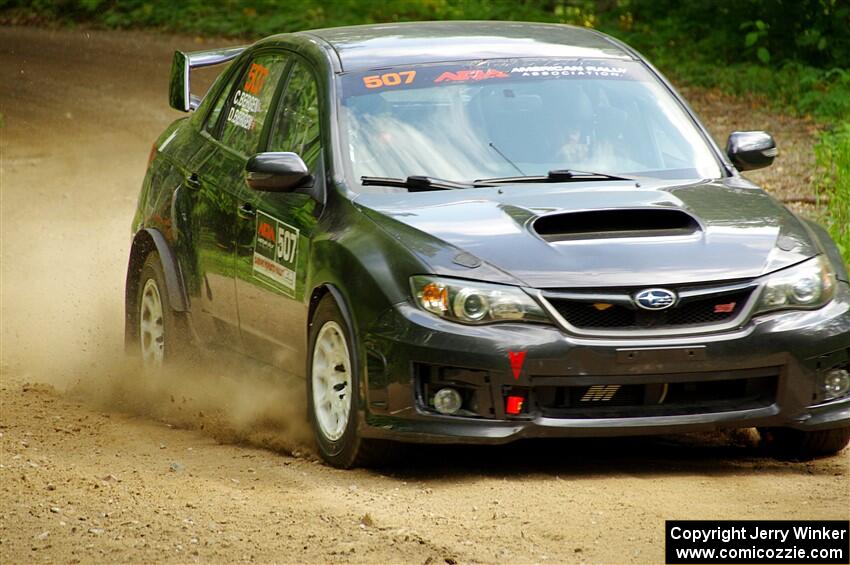 Daryl Bergen / Calvin Bergen Subaru WRX STi on SS1, Steamboat I.