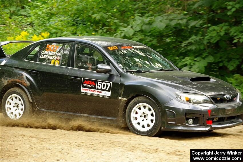 Daryl Bergen / Calvin Bergen Subaru WRX STi on SS1, Steamboat I.