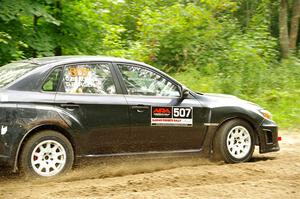 Daryl Bergen / Calvin Bergen Subaru WRX STi on SS1, Steamboat I.