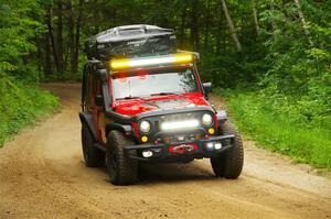 A Jeep Wrangler sweeps SS1, Steamboat I.