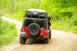 A Jeep Wrangler sweeps SS1, Steamboat I.