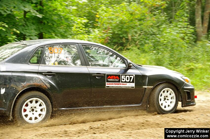 Daryl Bergen / Calvin Bergen Subaru WRX STi on SS1, Steamboat I.