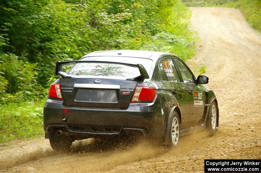 Daryl Bergen / Calvin Bergen Subaru WRX STi on SS1, Steamboat I.