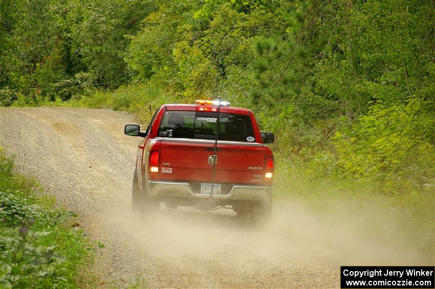 A Dodge Ram 1500 sweeps SS1, Steamboat I.