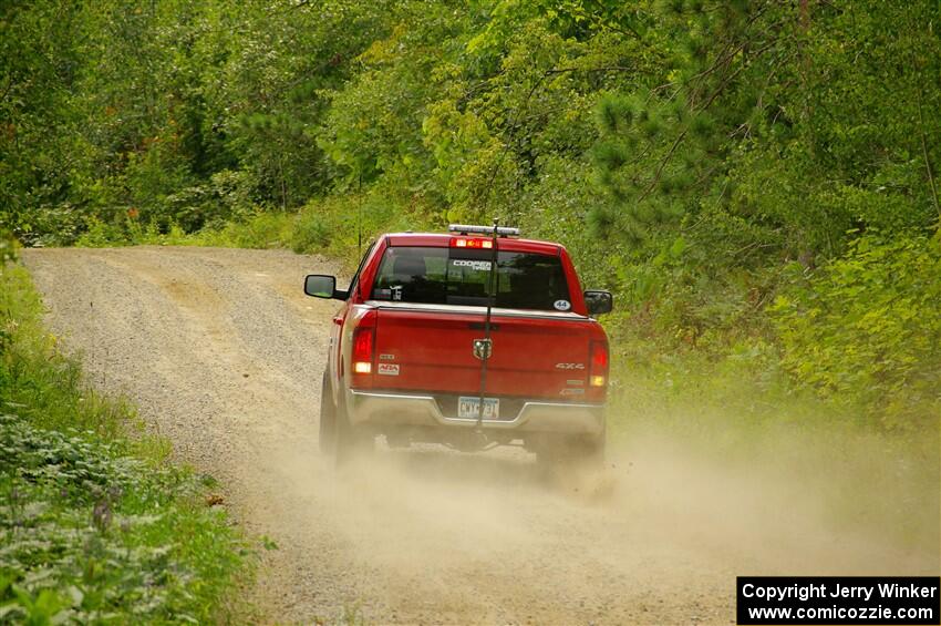 A Dodge Ram 1500 sweeps SS1, Steamboat I.