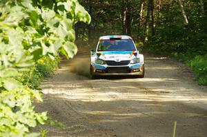 Barry McKenna / Leon Jordan Skoda Fabia on SS4, Steamboat II.