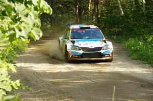 Barry McKenna / Leon Jordan Skoda Fabia on SS4, Steamboat II.