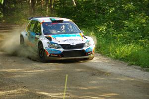 Barry McKenna / Leon Jordan Skoda Fabia on SS4, Steamboat II.