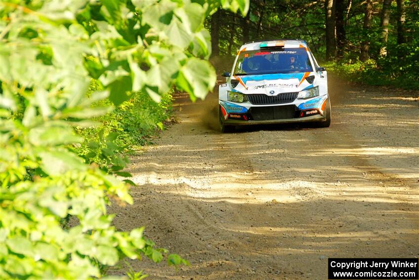 Barry McKenna / Leon Jordan Skoda Fabia on SS4, Steamboat II.