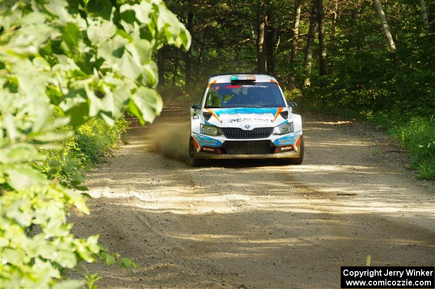 Barry McKenna / Leon Jordan Skoda Fabia on SS4, Steamboat II.