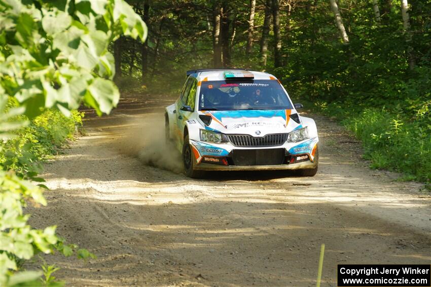 Barry McKenna / Leon Jordan Skoda Fabia on SS4, Steamboat II.