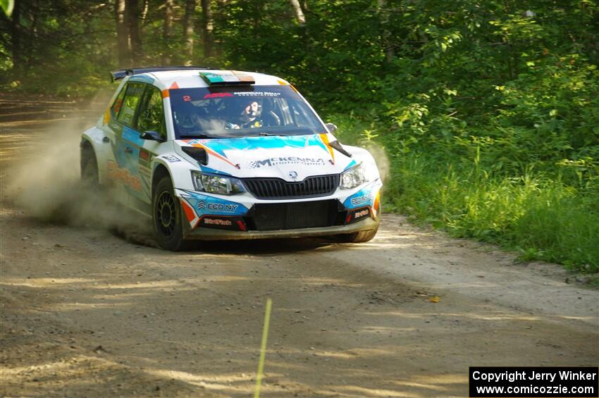 Barry McKenna / Leon Jordan Skoda Fabia on SS4, Steamboat II.