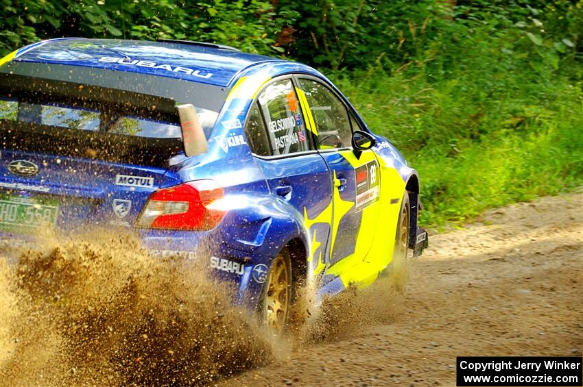 Travis Pastrana / Rhianon Gelsomino Subaru WRX STi on SS4, Steamboat II.