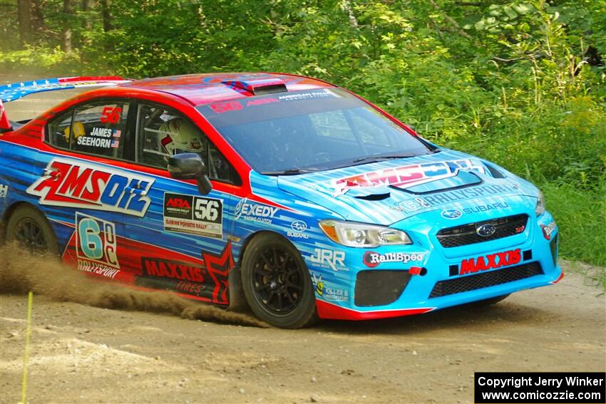 Jeff Seehorn / Matt James Subaru WRX STi on SS4, Steamboat II.