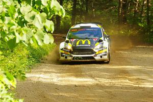 Ryan Booth / Nick Dobbs Ford Fiesta R5 on SS4, Steamboat II.