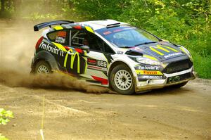 Ryan Booth / Nick Dobbs Ford Fiesta R5 on SS4, Steamboat II.