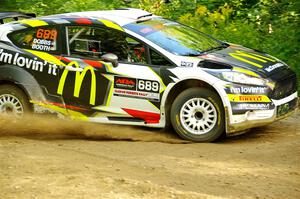 Ryan Booth / Nick Dobbs Ford Fiesta R5 on SS4, Steamboat II.