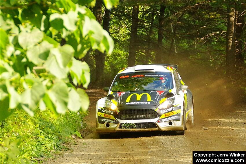 Ryan Booth / Nick Dobbs Ford Fiesta R5 on SS4, Steamboat II.