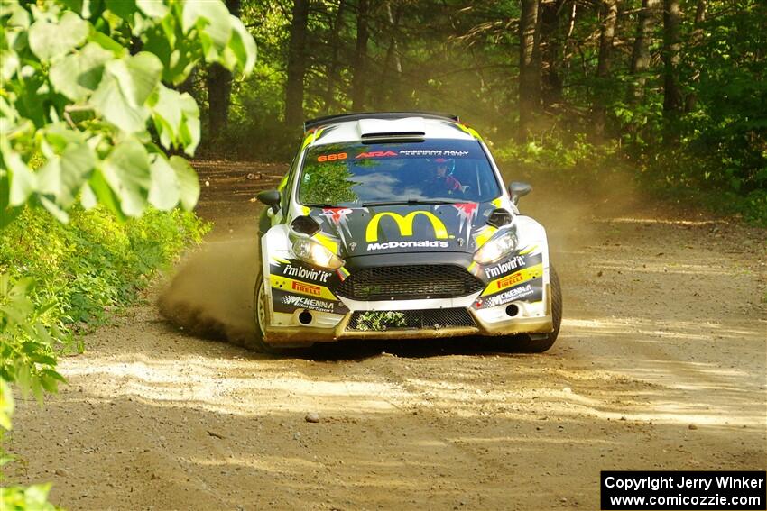 Ryan Booth / Nick Dobbs Ford Fiesta R5 on SS4, Steamboat II.