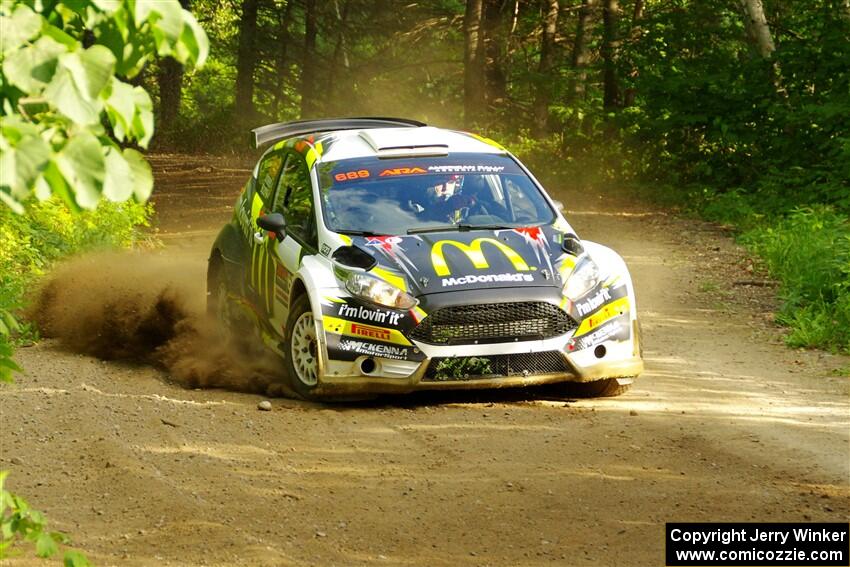 Ryan Booth / Nick Dobbs Ford Fiesta R5 on SS4, Steamboat II.