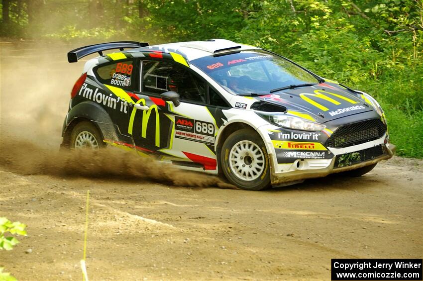 Ryan Booth / Nick Dobbs Ford Fiesta R5 on SS4, Steamboat II.