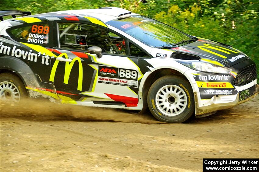 Ryan Booth / Nick Dobbs Ford Fiesta R5 on SS4, Steamboat II.