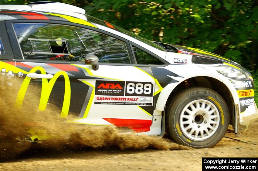 Ryan Booth / Nick Dobbs Ford Fiesta R5 on SS4, Steamboat II.