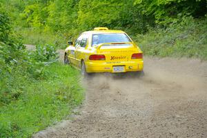 Kevin Allen / Liz Cordara Subaru Impreza on SS4, Steamboat II.