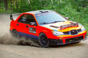 Mike Engle / Morgan Engle Subaru WRX on SS4, Steamboat II.