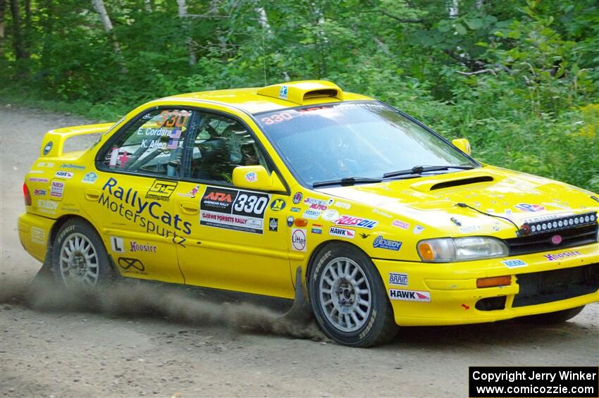 Kevin Allen / Liz Cordara Subaru Impreza on SS4, Steamboat II.