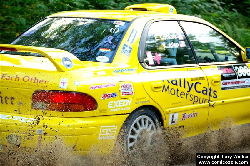 Kevin Allen / Liz Cordara Subaru Impreza on SS4, Steamboat II.