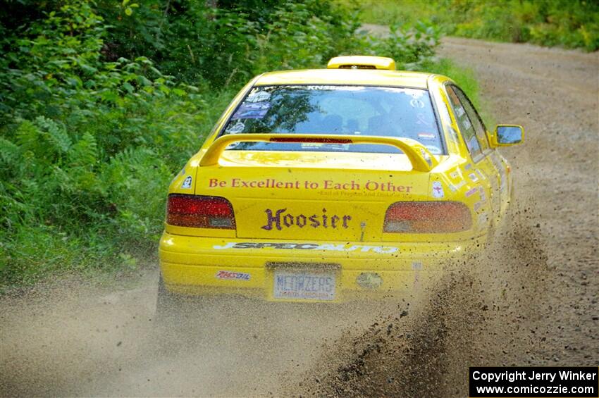 Kevin Allen / Liz Cordara Subaru Impreza on SS4, Steamboat II.