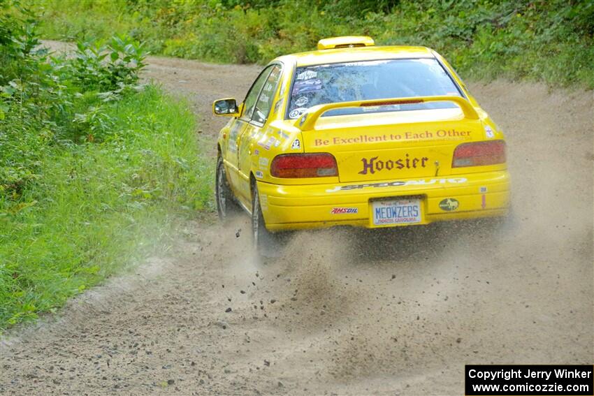 Kevin Allen / Liz Cordara Subaru Impreza on SS4, Steamboat II.