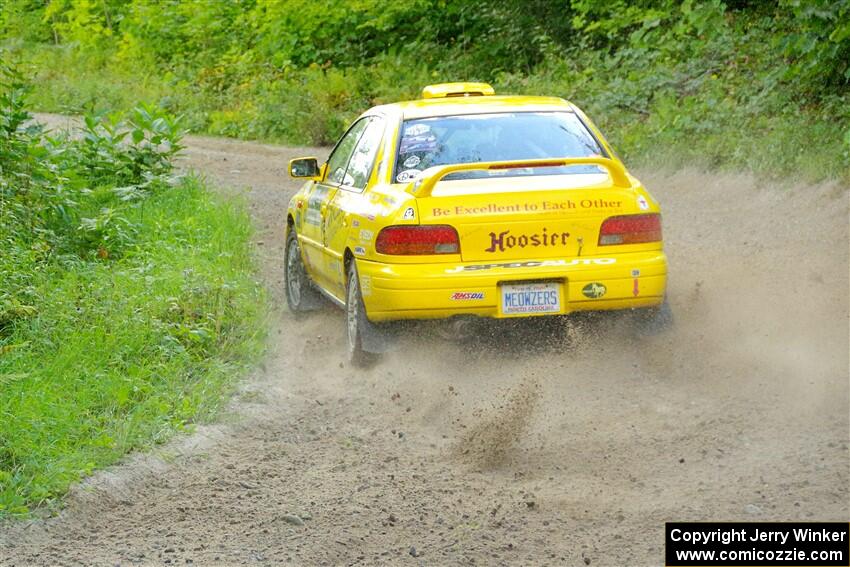 Kevin Allen / Liz Cordara Subaru Impreza on SS4, Steamboat II.