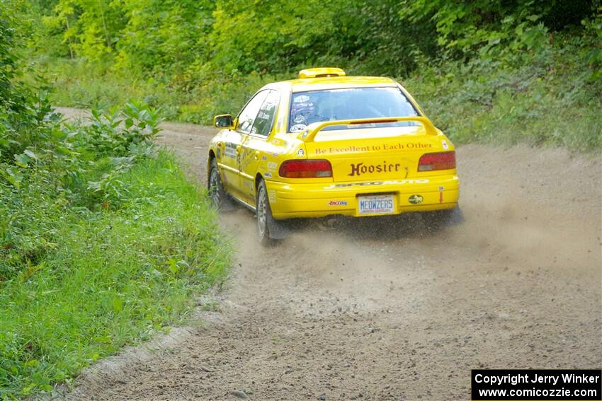 Kevin Allen / Liz Cordara Subaru Impreza on SS4, Steamboat II.