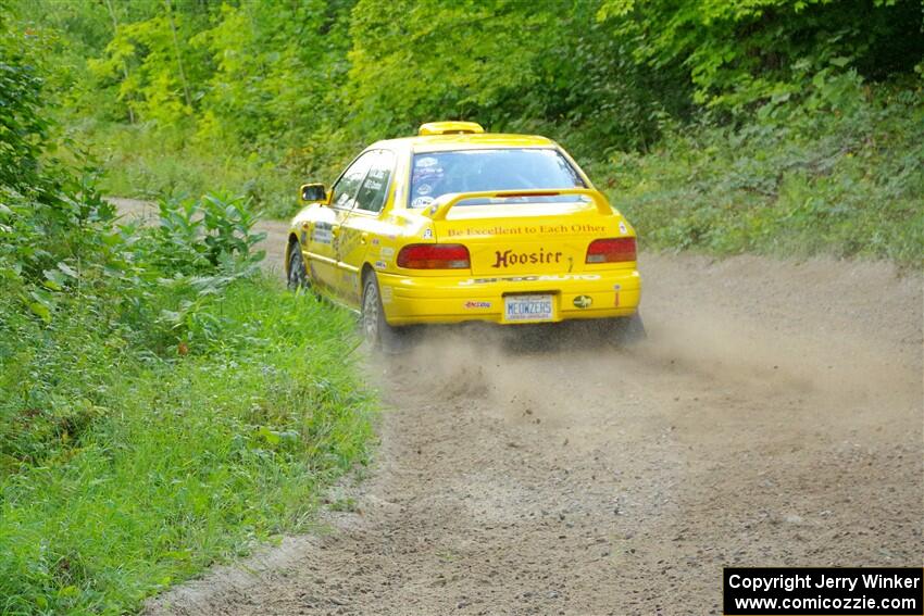 Kevin Allen / Liz Cordara Subaru Impreza on SS4, Steamboat II.