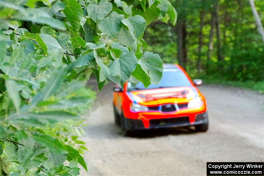 Mike Engle / Morgan Engle Subaru WRX on SS4, Steamboat II.