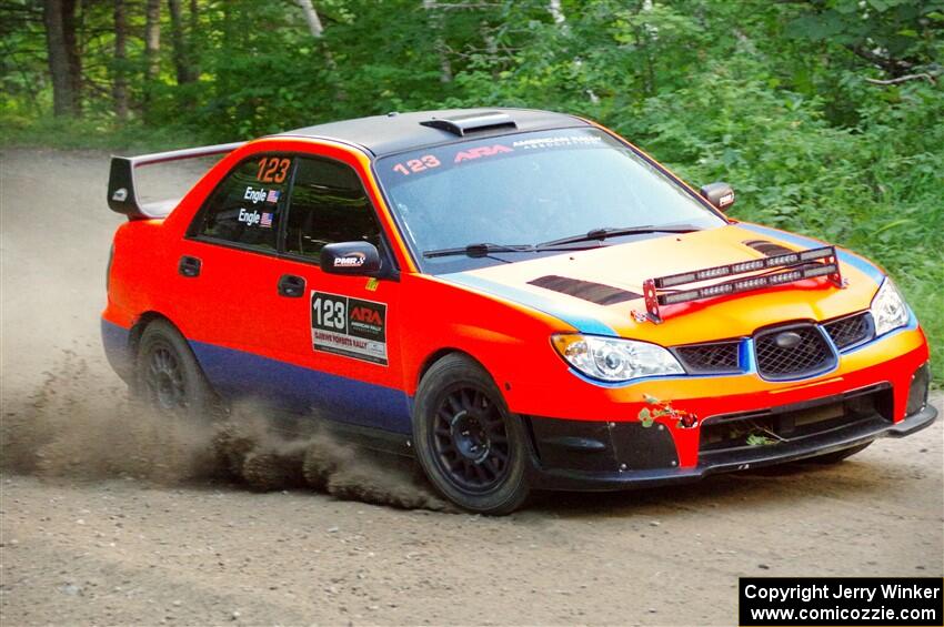 Mike Engle / Morgan Engle Subaru WRX on SS4, Steamboat II.