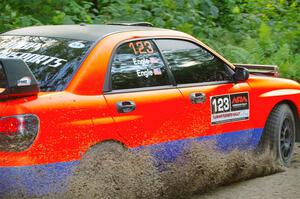 Mike Engle / Morgan Engle Subaru WRX on SS4, Steamboat II.