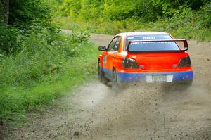 Mike Engle / Morgan Engle Subaru WRX on SS4, Steamboat II.