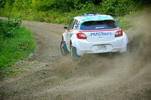 Brad Morris / Michael Hordijk Mitsubishi Mirage on SS4, Steamboat II.