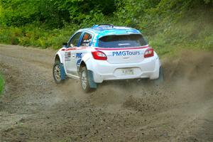 Brad Morris / Michael Hordijk Mitsubishi Mirage on SS4, Steamboat II.