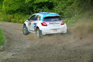 Brad Morris / Michael Hordijk Mitsubishi Mirage on SS4, Steamboat II.