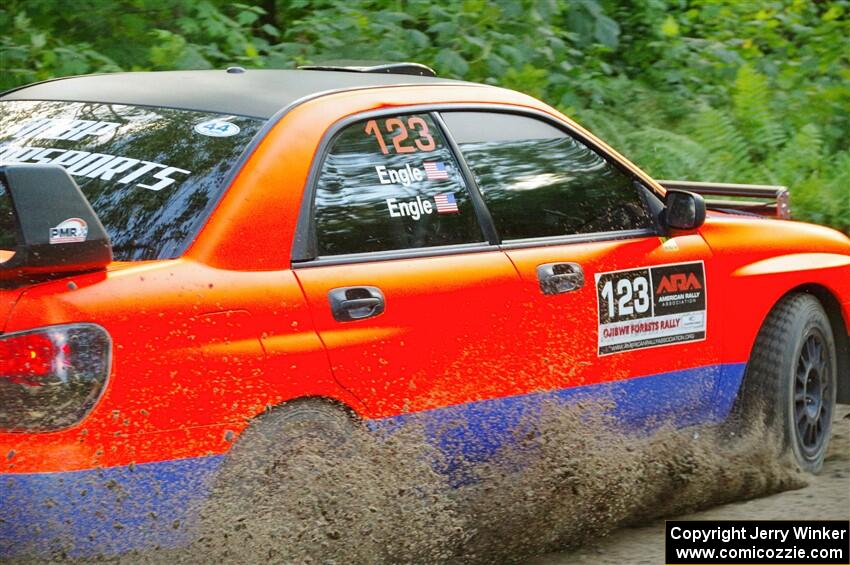 Mike Engle / Morgan Engle Subaru WRX on SS4, Steamboat II.