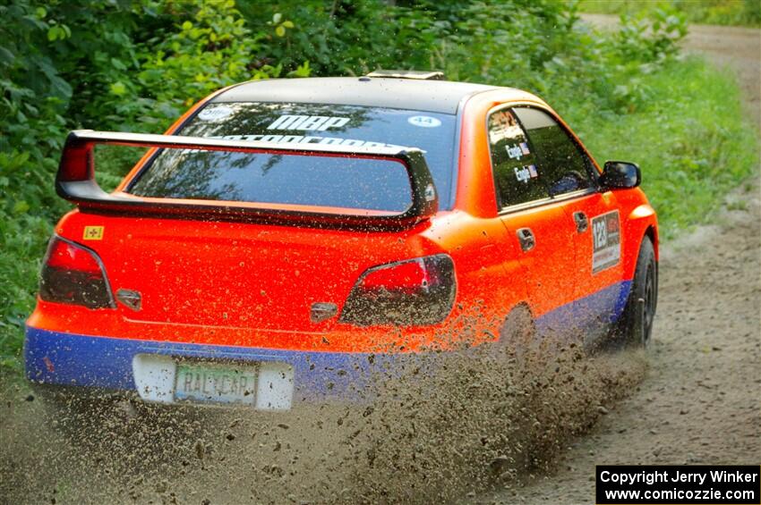 Mike Engle / Morgan Engle Subaru WRX on SS4, Steamboat II.