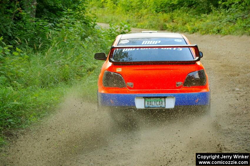 Mike Engle / Morgan Engle Subaru WRX on SS4, Steamboat II.