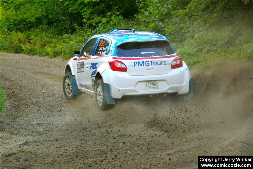 Brad Morris / Michael Hordijk Mitsubishi Mirage on SS4, Steamboat II.